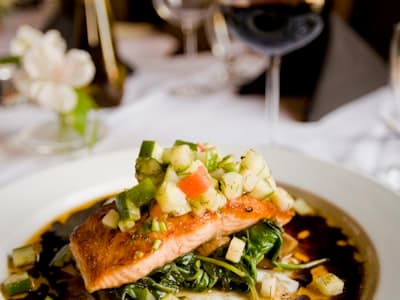 Gebratener Lachs